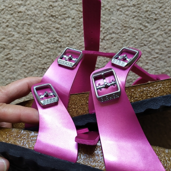 Birkenstock mayari metallic cut magenta NWT - Picture 5 of 8